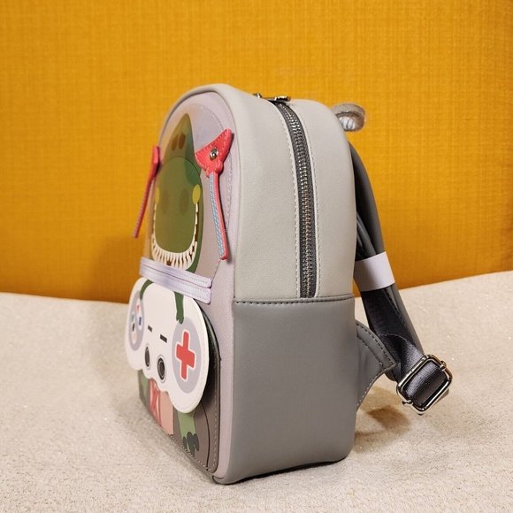 Loungefly Disney Pixar Toy Story Rex Video Game Controller Mini Backpack NEW - Picture 10 of 14